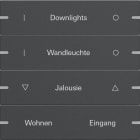 GIRA - Wippenset 4f individuell Tastsensor 4 TS4 Anthrazit(lack.)