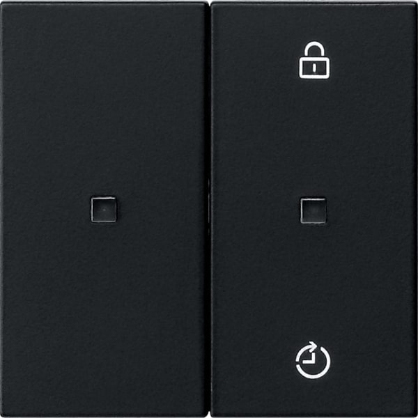 GIRA - Gira eNet Funk Bedienaufsatz Memory System 55 Schwarz matt