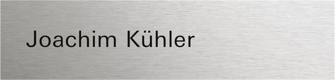 GIRA - Ruftaste beschr. System 106 Edelstahl V4A