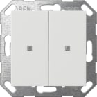 GIRA - KNX Taster Wippe 2f System 55 Reinweiß
