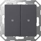 GIRA - KNX Taster Wippe 2f System 55 Anthrazit