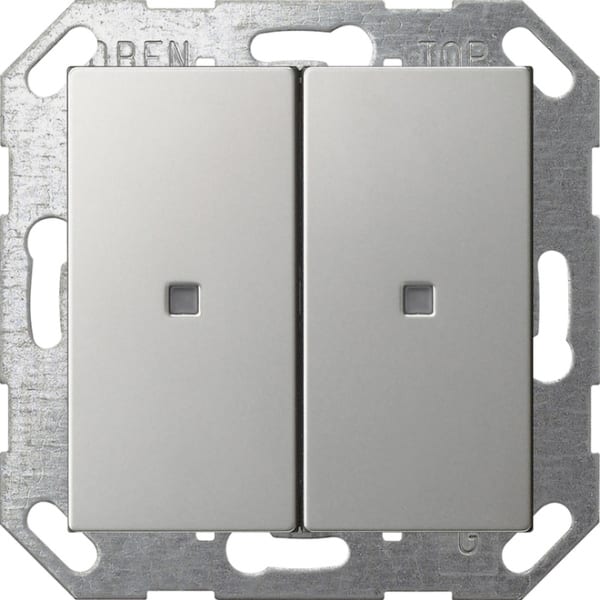 GIRA - KNX Taster Wippe 2f System 55 Edelstahl