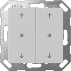 GIRA - KNX Taster Wippe 2f Pfeile System 55 Grau matt