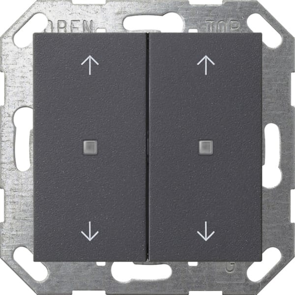 GIRA - KNX Taster Wippe 2f Pfeile System 55 Anthrazit