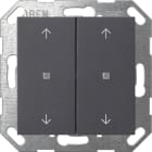 GIRA - KNX Taster Wippe 2f Pfeile System 55 Anthrazit