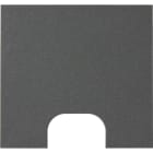 GIRA - Deckel Ltg.einf. Beweg.m. Cube Wächter Anthrazit