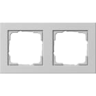 GIRA - Abdeckrahmen 2f Gira E2 Grau m