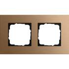 GIRA - Abdeckrahmen 2f Gira Esprit Bronze