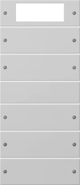 GIRA - Wippenset 5f Plus (2+3) System 55 Grau matt(lack.)