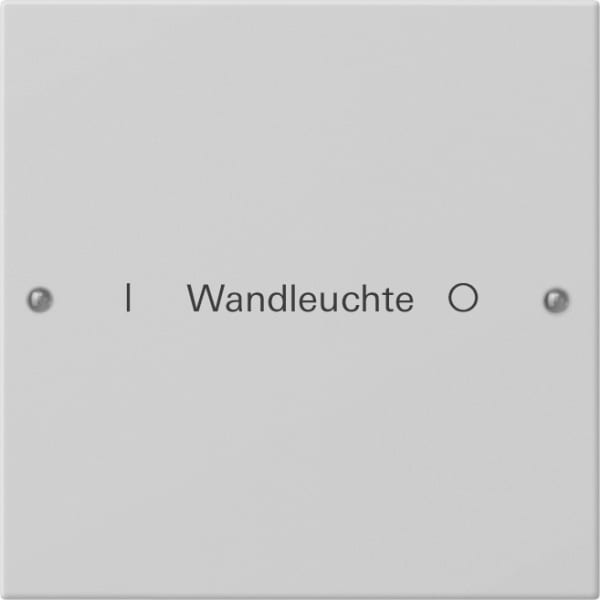 GIRA - Wippenset 1f beschr. System 55 Grau m(lack.)