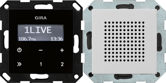GIRA - UP-Radio RDS Lautsprecher System 55 Grau m