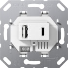 GIRA - USB-Spannungsvers. 2f Typ A/C Einsatz Weiß