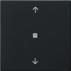 GIRA - Gira eNet Funk Bedienaufsatz Pfeile System 55 Schwarz matt