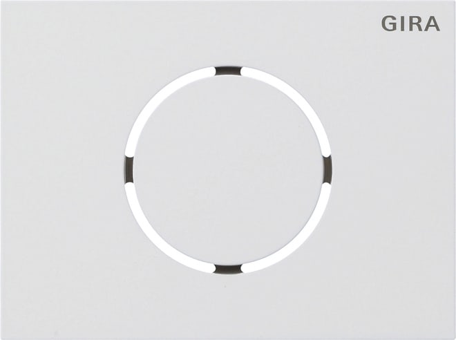 GIRA - Frontpl. Türstationsmodul System 106 Verkehrsweiß(lack.)