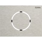GIRA - Frontpl. Türstationsmodul System 106 Edelstahl