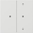 GIRA - KNX Taster Wippe 2f unbedruckt/Pfeile Flächenschalter Reinweiß