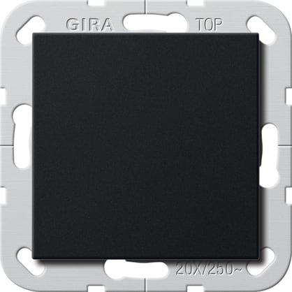 GIRA - Wippschalter BS 20 AX Aus 2-p System 55 Schwarz m