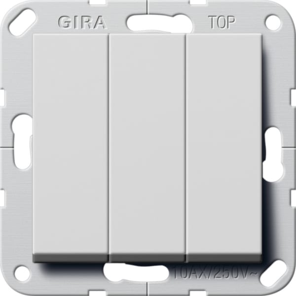 GIRA - Wippschalter BS 3f Aus System 55 Grau m