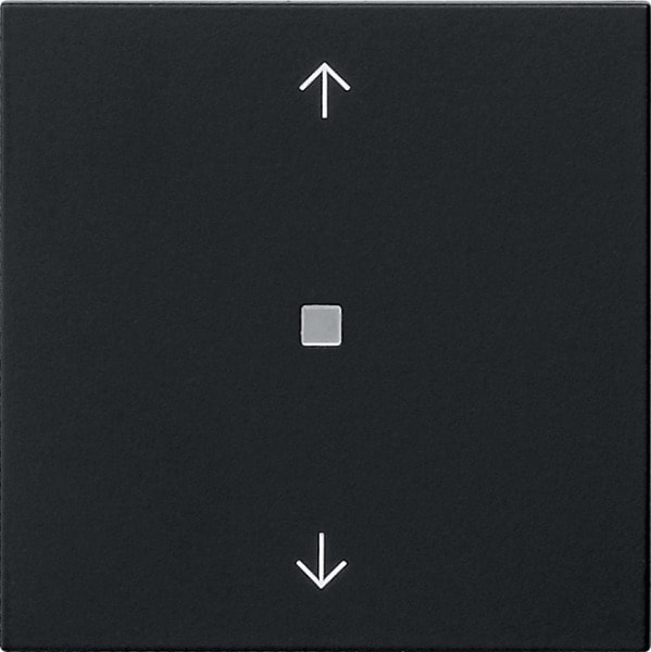 GIRA - KNX RF Bedienaufsatz 1f Pfeile System 55 Schwarz matt