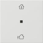 GIRA - KNX RF Bedienaufsatz 1f Heizmodus System 55 Reinweiß