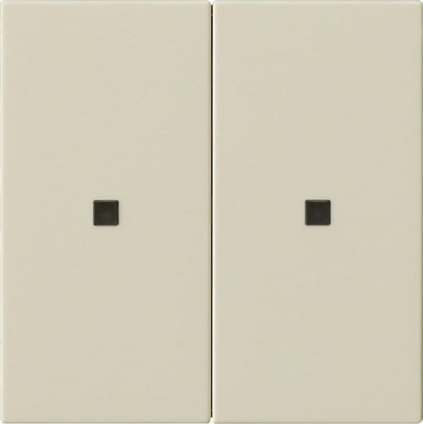 GIRA - KNX RF Bedienaufsatz 2f System 55 Cremeweiß