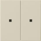 GIRA - KNX RF Bedienaufsatz 2f System 55 Cremeweiß