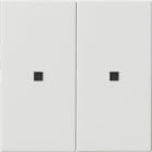 GIRA - KNX RF Bedienaufsatz 2f System 55 Reinweiß