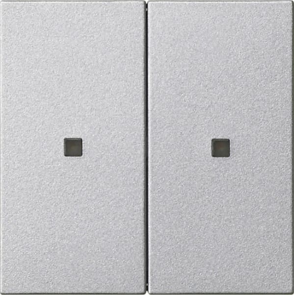 GIRA - KNX RF Bedienaufsatz 2f System 55 Farbe Alu