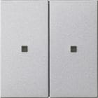 GIRA - KNX RF Bedienaufsatz 2f System 55 Farbe Alu