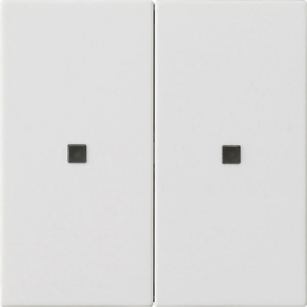 GIRA - KNX RF Bedienaufsatz 2f System 55 Reinweiß matt