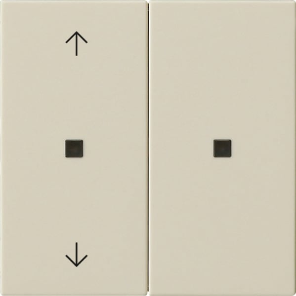 GIRA - KNX RF Bedienaufsatz 2f Pfeile System 55 Cremeweiß