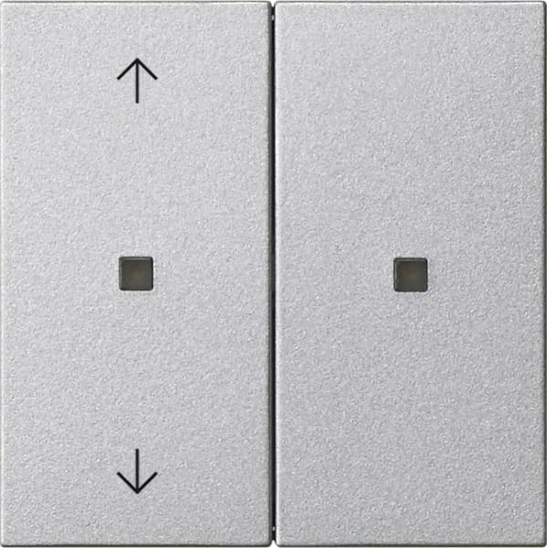 GIRA - KNX RF Bedienaufsatz 2f Pfeile System 55 Farbe Alu