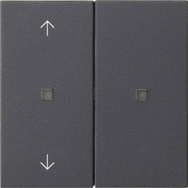 GIRA - KNX RF Bedienaufsatz 2f Pfeile System 55 Anthrazit