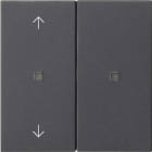 GIRA - KNX RF Bedienaufsatz 2f Pfeile System 55 Anthrazit