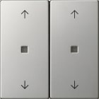 GIRA - Wippe 2f Pfeile Kontrollf. System 55 Edelstahl