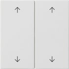 GIRA - Wippe 2f Pfeile System 55 Reinweiß m