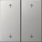 GIRA - Wippe 2f Pfeile System 55 Edelstahl