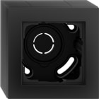 GIRA - AP-Gehäuse 1f + Rahmen Gira E2 Schwarz m