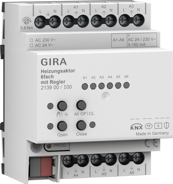 GIRA - Heizungsaktor 6f Regler OneKNX REG
