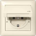 GIRA - SCHUKO-Steckd. KD + Set IP44 + Rahmen 1f Standard 55 Cremeweiß