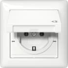 GIRA - SCHUKO-Steckd. KD + Set IP44 + Rahmen 1f Standard 55 Reinweiß