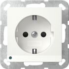 GIRA - SCHUKO-Steckd. LED-Leuchte + SH System 55 Reinweiß m