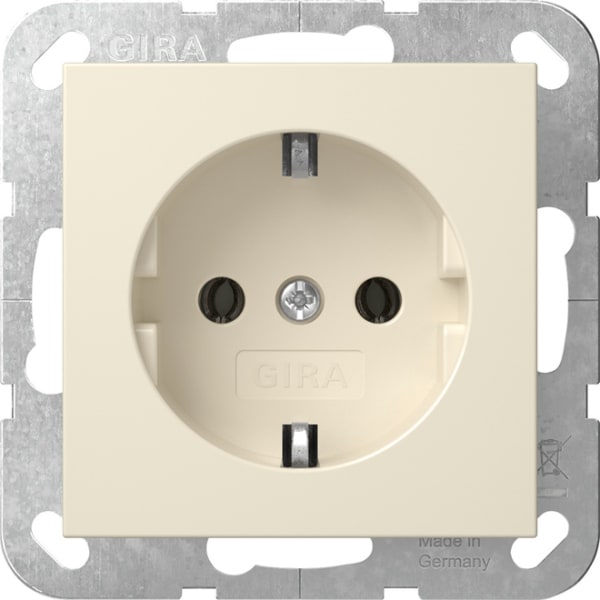 GIRA - SCHUKO-Steckd. SRK System 55 Cremeweiß