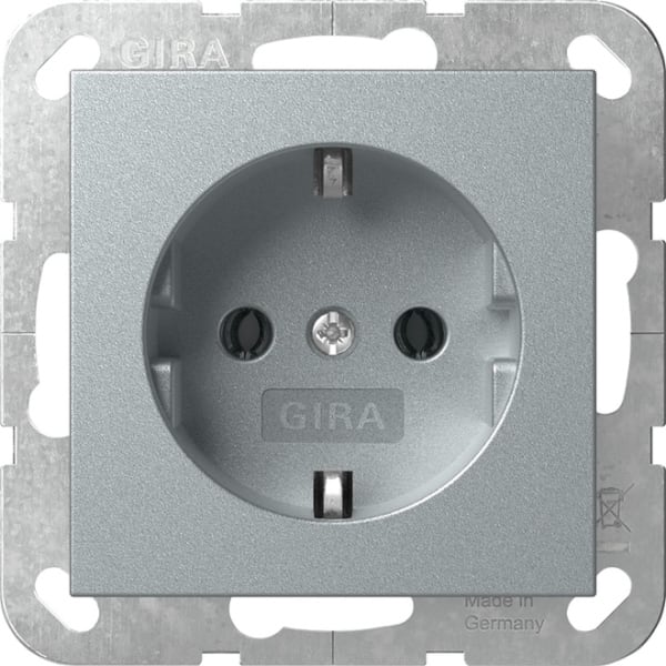 GIRA - SCHUKO-Steckd. System 55 F Alu