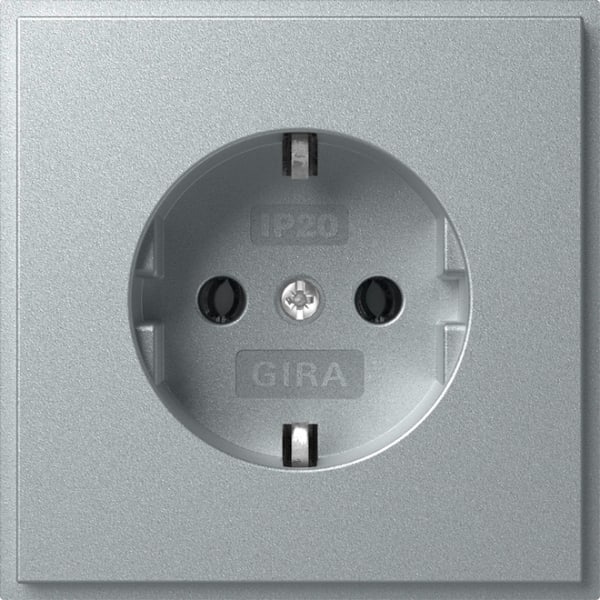 GIRA - SCHUKO-Steckd. (IP20) Gira TX_44 F Alu