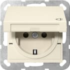 GIRA - SCHUKO-Steckd. KD + SH System 55 Cremeweiß