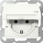 GIRA - SCHUKO-Steckd. KD + SH System 55 Reinweiß m