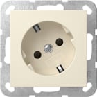 GIRA - SCHUKO-Steckd. 30° + SH System 55 Cremeweiß