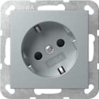 GIRA - SCHUKO-Steckd. 30° + SH System 55 F Alu