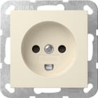 GIRA - Steckd. Dänisch SH System 55 Cremeweiß